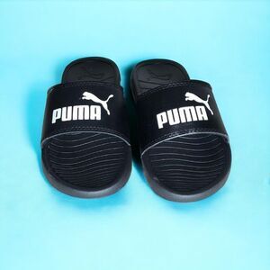 Kids Black Puma Pool Slides~$27